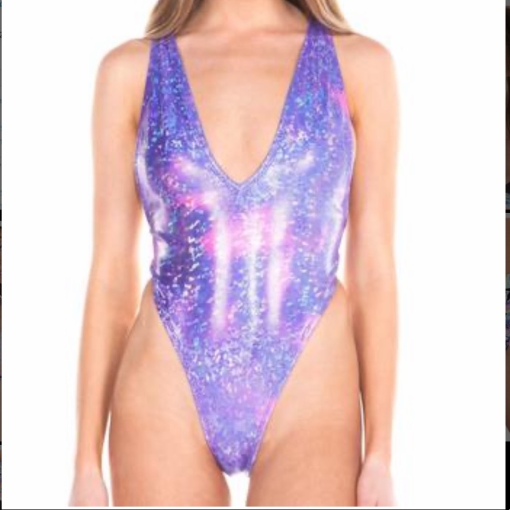 Ultra high cut princess bodysuit